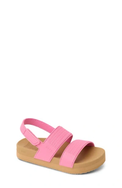 Reef Kids' Water Vista Slingback Sandal In Pink