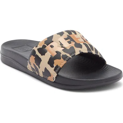 Reef Lana Slide Sandal In Animal Print