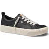 Reef Lay Day Dawn Sneaker In Black Leather