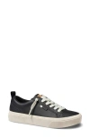 Reef Lay Day Dawn Sneaker In Black Leather