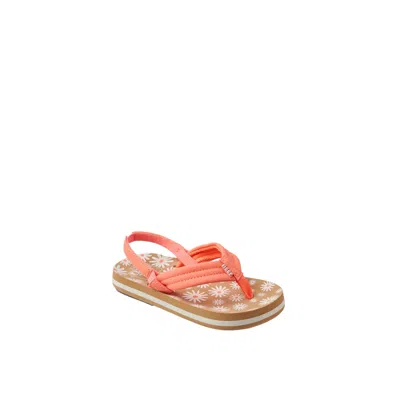 Reef Kids' Little Ahi Daisy Cj2840 Toddler In Orange