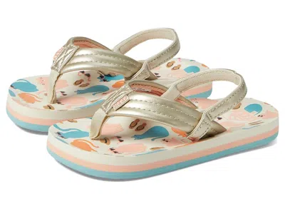 Reef Little Ahi (infant/toddler/little Kid) Girls Shoes Cool Cats : 7 Toddler M