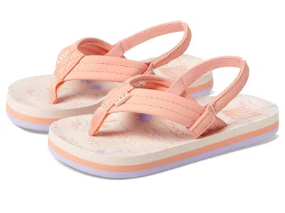 Reef Little Ahi (infant/toddler/little Kid) Girls Shoes Peachy Oasis : 3 Infant M