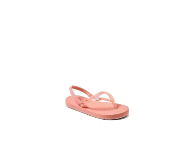 Reef Little Charming (infant/toddler/little Kid) Girl's Shoes Peach Parfait : 8 Toddler M In Orange