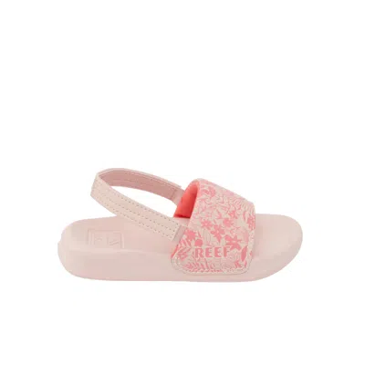 Reef Kids' Little One Slide Flower Field Cj6531 Toddler In Pink