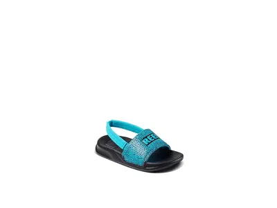 Reef Little One Slide (infant/toddler/little Kid) Boy's Shoes Blue Coral : 12 Little Kid M, Synthetic