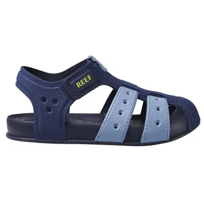 Reef Kids' Water Beachy Grey / Ocean / Lime Cj2172 Pre-school In Blue