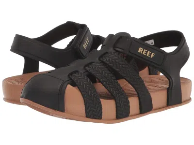 Reef Little Water Beachy Sandal (infant/toddler/little Kid) Girl's Shoes Black/tan : 9 Toddler M, Synthet