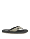 Reef Man Thong Sandal Grey Size 7 Textile Fibers