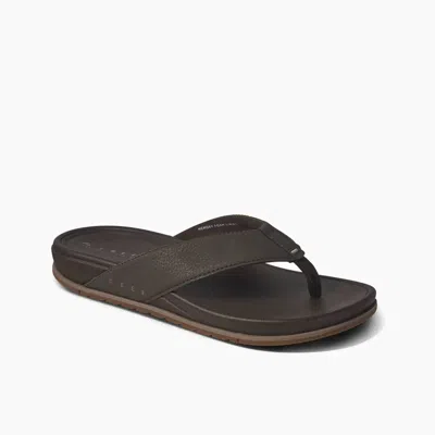 Reef Men's Cushion Flip Flops In Bonzer Brown In Black
