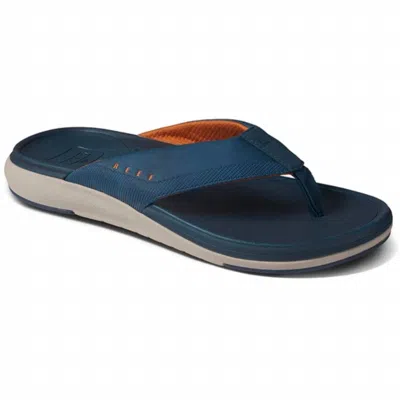 Reef Men's Cushion Norte Flip Flops In Deep Depths/sienna In Multi