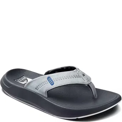 Reef Men's Swellsole Cruiser Flip Flops In Grey/light Grey/blue In Multi