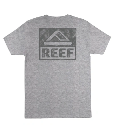 Reef Men's Wellie Too Short Sleeve T-shirt In Heather Gray