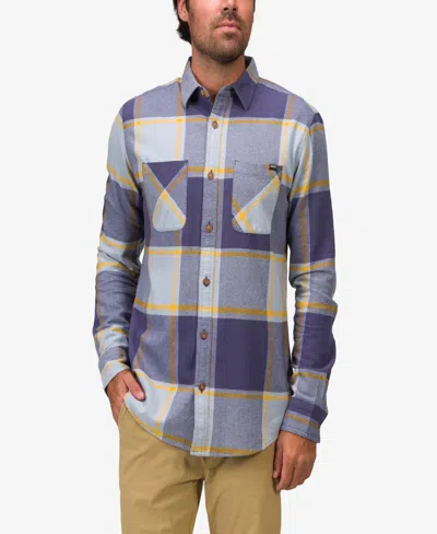 Reef Morris Long Sleeve Woven In Blue Fog