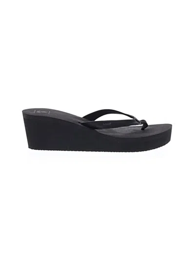 Pre-owned Reef Mule/clog In Black