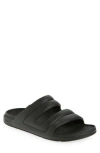 Reef Oasis Double Strap Slide Sandal In Black