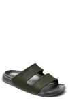 Reef Oasis Double Up Slide Sandal In Grey/olive