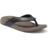 Reef Oasis Water Friendly Flip Flop In Fossil/black