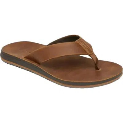 Reef Ojai Classic Cj6246 Sandals Dark Brown Toe Post Flip Flop Zogg1056
