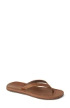 Reef Ojai Classic Slim Flip Flop In Brown