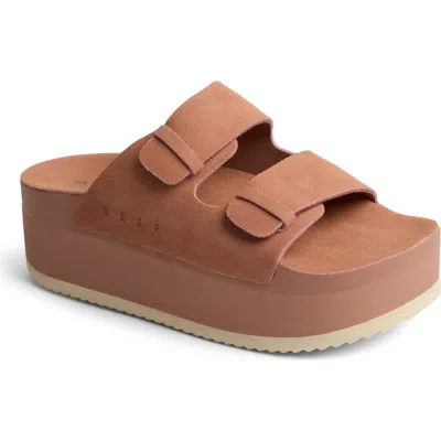 Reef Ojai Gigi Platform Sandal In Cork