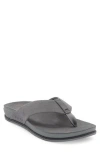 Reef Ojai Suede Flip Flop In Gray
