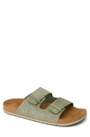 Reef Ojai Two-bar Slide Sandal In Green