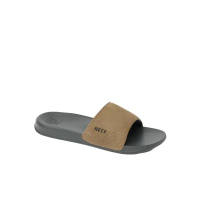 Reef One Slide Grey / Tan Rf0a3ondgta Men's In Gray