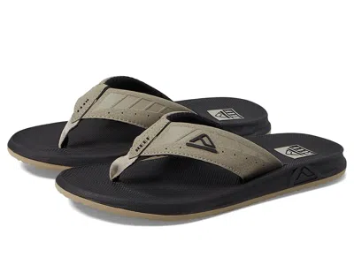 Reef Man Thong Sandal Grey Size 7 Textile Fibers In Multi