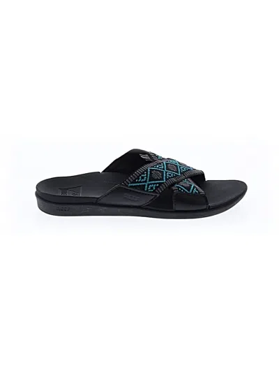 Pre-owned Reef Sandals In Black