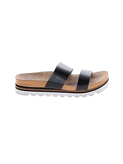 Pre-owned Reef Sandals In Black