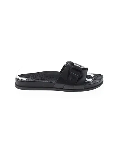 Pre-owned Reef Sandals In Black