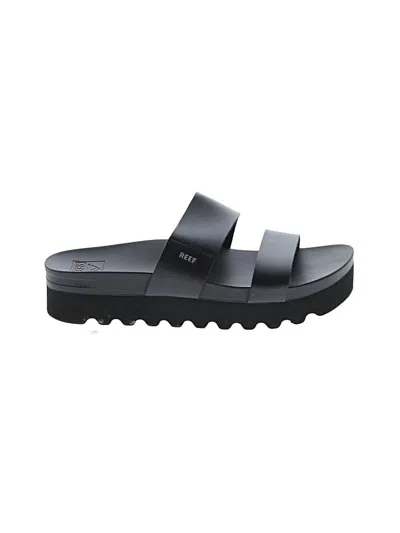 Pre-owned Reef Sandals In Black