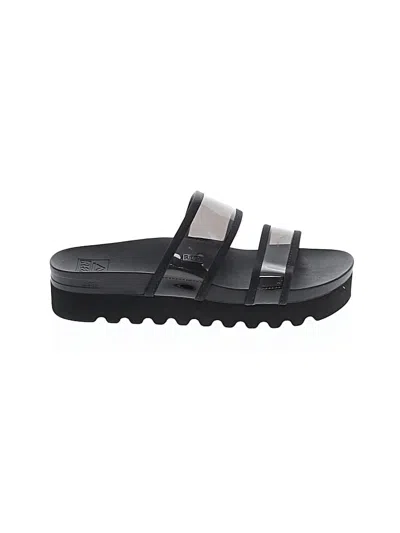 Pre-owned Reef Sandals In Black