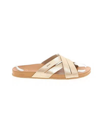 Pre-owned Reef Sandals In Gold