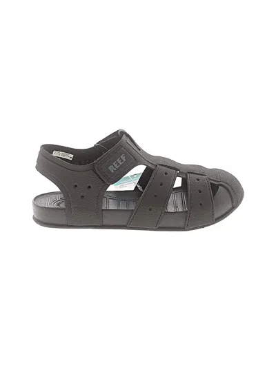 Pre-owned Reef Kids' Sandals In Gray