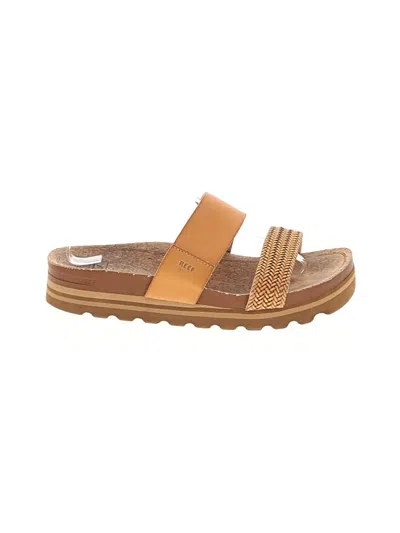 Pre-owned Reef Sandals In Tan
