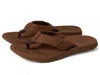 Reef Santa Ana Cj2902 Sandal Men's Us 11 Brown Leather Round Toe Slip-on Zogg41