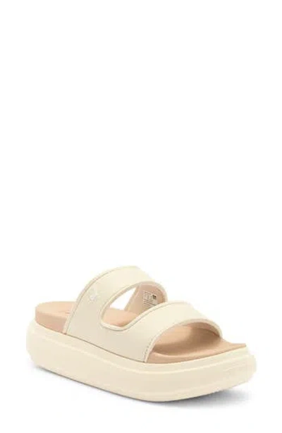 Reef Sierra 2 Bar Platform Slide Sandal In Neutral