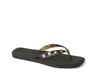 Reef Solaye Studs Jelly Flip Flop In Black
