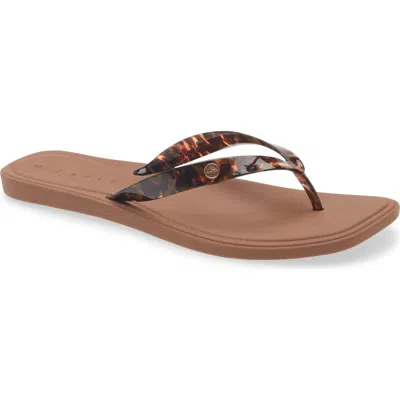 Reef Solaye Waterproof Flip Flop In Brown