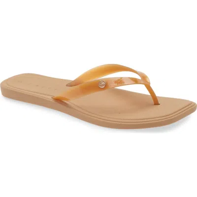 Reef Solaye Waterproof Flip Flop In Orange