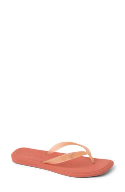 Reef Solaye Waterproof Flip Flop In Orange