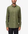 Reef Stuart Long Sleeve Woven In Olivine