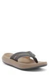 Reef Swellsole Cruiser Flip Flop In Black/tan