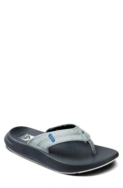 Reef Swellsole Cruiser Flip Flop In Grey/ Light Grey/ Blue