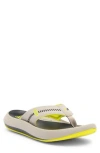 Reef Swellsole Cruiser Flip Flop In Grey/lime