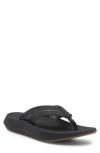 Reef Swellsole Rover Flip Flop In Black