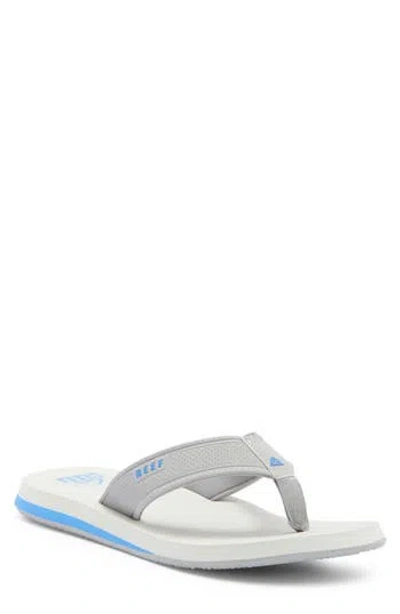 Reef The Layback Flip Flop In Grey/blue