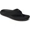 Reef The Raglan Flip Flop In Black/gum